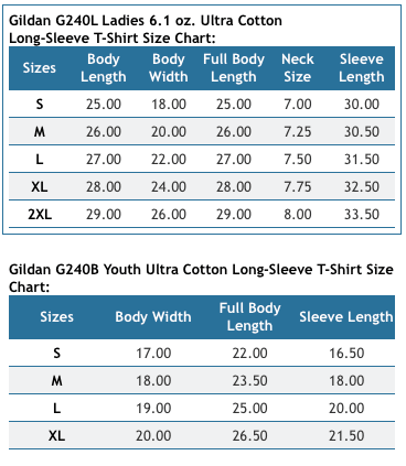 -WHITE -S-12PK Ultra Cotton Long-Sleeve T-Shirt G240B Gildan Boys 6.1 oz